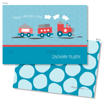 Spark & Spark Valentine's Day Exchange Cards - The Train Of Love Spark & Spark Valentine's Day Exchange Cards - The Train Of Love
